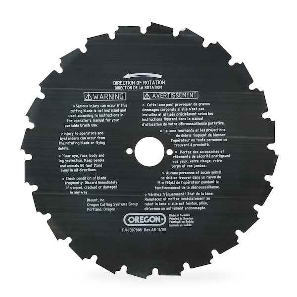 Clearing Saw Blade Grass & Brush Cutter, EIA, 24-Tooth
